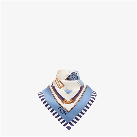 fendi cuif red and blue|FF Foulard .